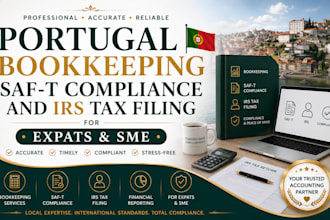 do portugal bookkeeping saf t compliance and irs tax filing for expats and sme