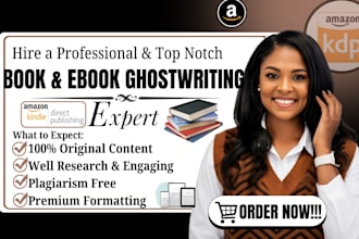 be your ebook ghostwriter, ebook writer, book writer, ghost book writer