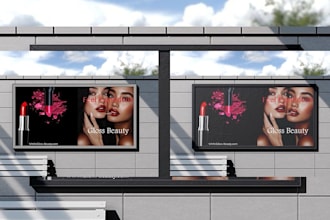 design minimal and professional billboard design