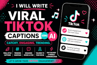 write viral tiktok captions using ai