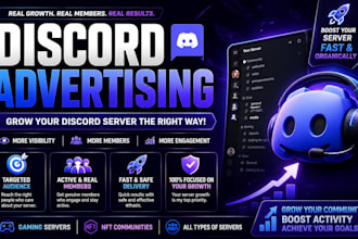 discord advertising, discord server promotion, gaming server promotion growth