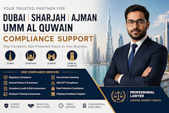 create dubai sharjah ajman umm al quwain company with compliance support