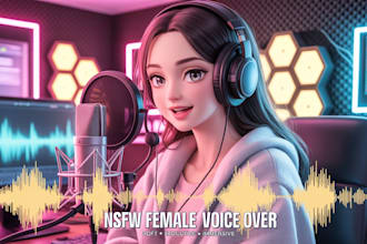 record a nsfw sfw sexy sultry female professional voiceover