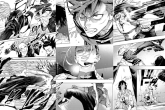anime manga comic book illustration nsfw manga webtoon manga page as manga artis