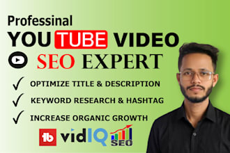 do best youtube video SEO expert optimization and channel growth manager