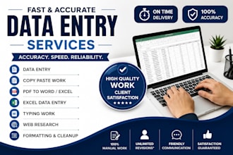 do fast and accurate data entry