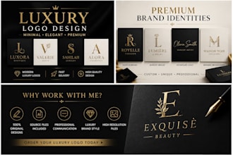 make a luxury logo