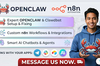 setup openclaw install clawdbot fix moltbot n8n ai automation for ai agent make