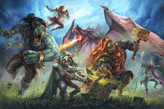 professional key art and cinematic illustration