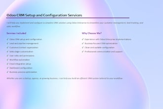 do odoo CRM setup