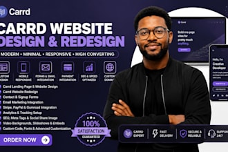 design carrd website, carrd landing page redesign carrd website carrd co website