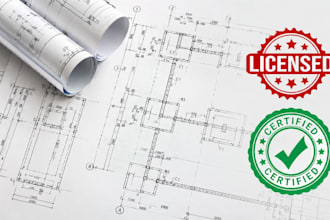 retrofit structural drawing pe stamp permit  drawing foundation slab column ny