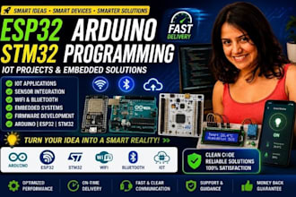 do esp32 arduino stm32 programming and iot projects