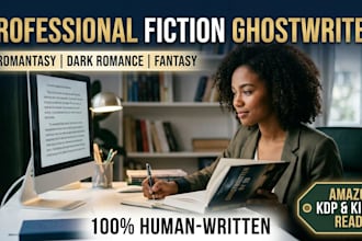 be your fiction ghostwriter for romantasy and dark romance