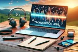 transcript,write, edit and make proofreading