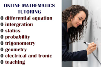 be your mathematics tutor