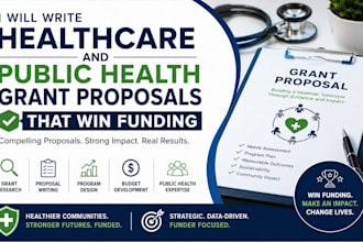 write healthcare and public health grant proposals that win funding