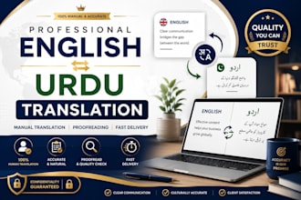 english urdu translation with proofreading