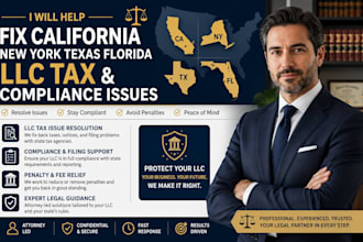 help fix california new york texas florida llc tax and compliance issues