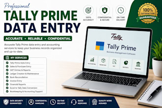 tally data entry and bookkeeping