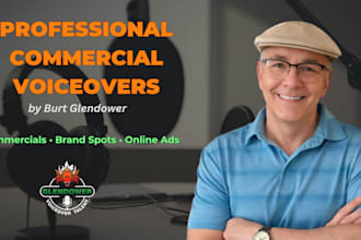 deliver professional broadcast quality voiceovers for ads and promos