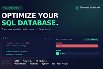 optimize sql database performance and fix slow queries