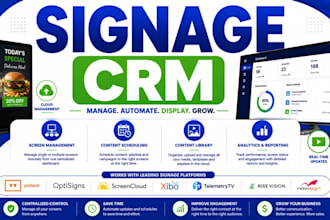 setup signage crm yodeck xibo scala pickcel viewneo xogo displai optisigns