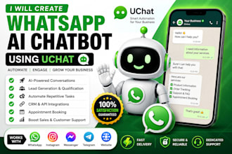 create whatsapp ai chatbot automation using uchat