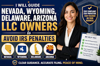 guide nevada wyoming delaware arizona llc owners to avoid irs penalties
