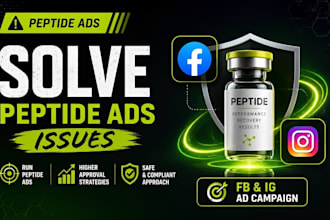 solve peptide ads issues run peptide ads peptide fb ig social media ads campaign