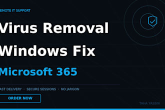 remove viruses, fix windows issues, and help with microsoft 365
