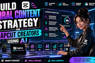 build viral content strategy for capcut creators using ai