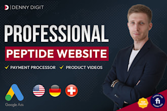 build fda compliant research peptide woocommerce website