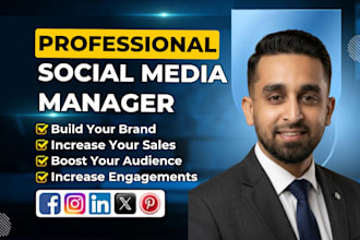 be your social media marketing manager