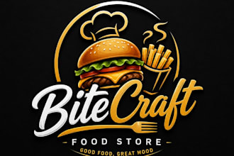 design irresistibele food logo branding for restaurants and cafes