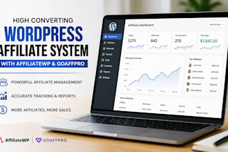 create high converting wordpress affiliate system with affiliatewp and goaffpro