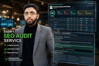 provide a complete SEO audit report with actionable recommendations