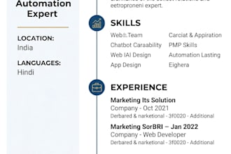 develop websites chatbots and automation solutions