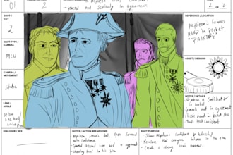 create professional storyboards for your animation or film