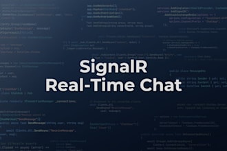 add real time chat using signalr and asp net core