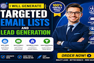 generate targeted email lists and lead generation