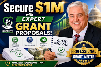 be nonprofit grant proposals writer to secure charity funding and donor support