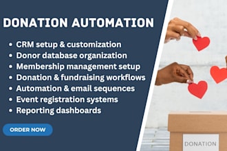 do donor automation zoho bigin airtable crm keap freshsales activecampaign ghl