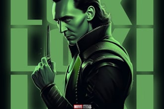 design cinematic poster and graphic art that stops the scroll