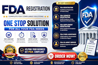 do fda registration, cosmetic supplement 510k, US agent service, fda compliance