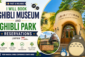 book ghibli museum and ghibli park reservations