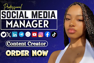 be your social media manager social media marketing manager