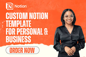 be your notion expert for notion template design and notion dashboard