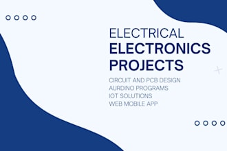 do pcb designing for electrical electronics engineering and iot app