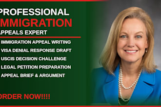 provide legal writing for immigration appeals